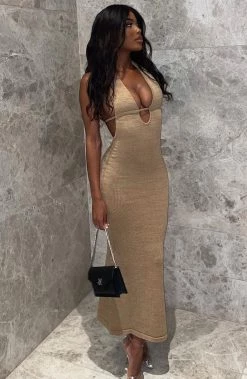 T.T Lilliana Maxi Dress - Beige