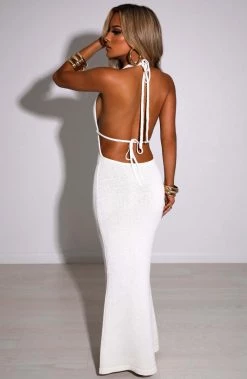 T.T NEW ARRIVALS Lilliana Maxi Dress - White