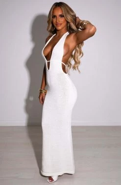 T.T NEW ARRIVALS Lilliana Maxi Dress - White