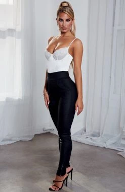 S.D NEW ARRIVALS Lucia Bodysuit - White