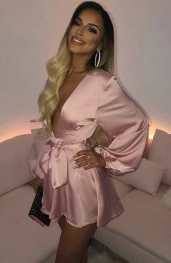 L.F Luna Playsuit - Dusty Pink NEW ARRIVALS