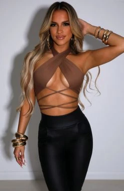 L.F Mackenzie Top - Chocolate