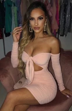 L.F Maddison Mini Dress - Blush