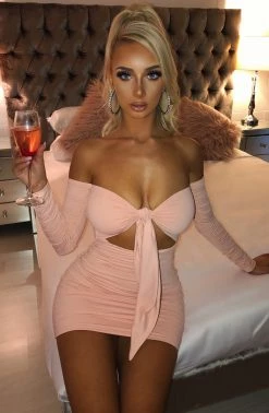 L.F Maddison Mini Dress - Blush