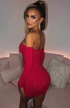 L.F Maddison Mini Dress - Red