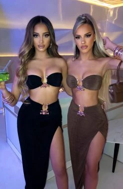 L.F NEW ARRIVALS Malia Bandeau - Black