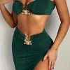 L.F NEW ARRIVALS Malia Bandeau - Emerald