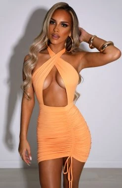 L.F Margarita Mini Dress - Tangerine