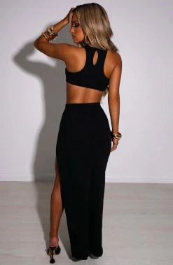 L.F Mariana Maxi Skirt - Black