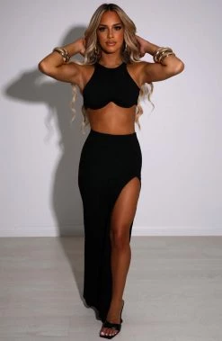 L.F Mariana Maxi Skirt - Black