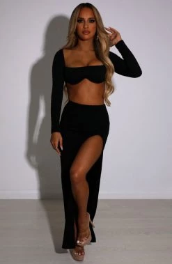 L.F Mariana Maxi Skirt - Black