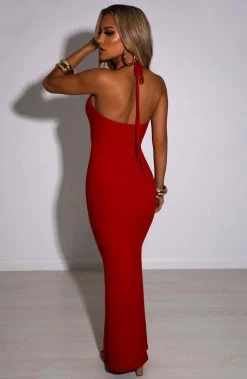 B.D Marta Maxi Dress - Red NEW ARRIVALS