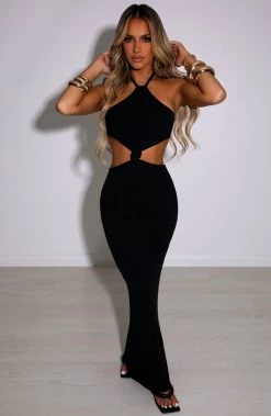 T.T Martini Maxi Dress - Black NEW ARRIVALS