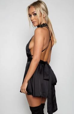 Babyboo Fashion Unconditional Love Playsuit - Black