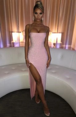 L.F Miley Maxi Dress - Pink Sparkle