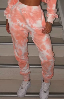 C.F Mina Track Pants - Peach Tie Dye NEW ARRIVALS