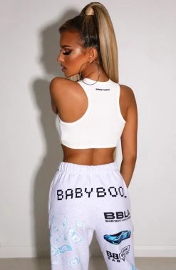 Y.Z Molly Crop - White NEW ARRIVALS