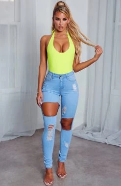 L.F Naomi Bodysuit - Yellow