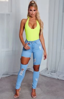 L.F Naomi Bodysuit - Yellow