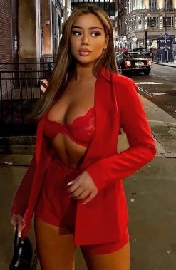 S.D Natasha Shorts - Red