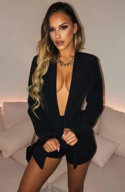 S.D NEW ARRIVALS Natasha Jacket - Black