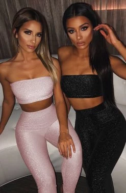 L.F Nia Top - Pink Sparkle SPARKLE EDIT