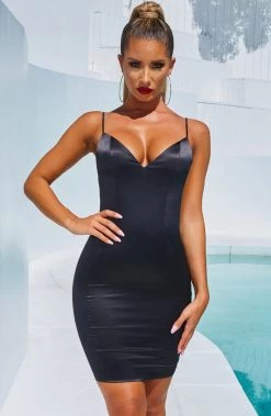 C.F Opal Midi Dress - Black