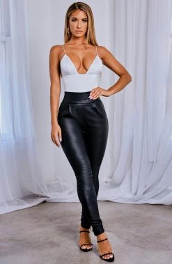 S.D Paisley Bodysuit - White