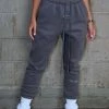 M.T Ivy Luxe Trackpant - Charcoal