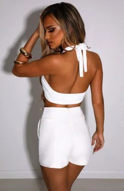 Luv.L NEW ARRIVALS Paris Shorts - White