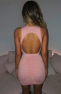 M.T Tiana Mini Dress - Dusty Pink