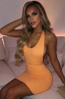 L.F Anita Mini Dress - Tangerine