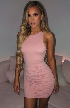 M.T Tiana Mini Dress - Dusty Pink