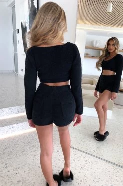 C.F Avalon Cozy Shorts - Black