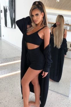 C.F Avalon Cozy Shorts - Black