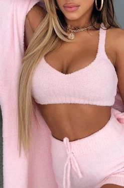 C.F Amber Cozy Cardigan - Baby Pink