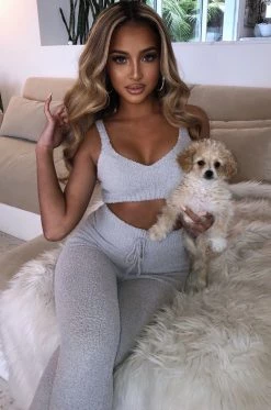 C.F NEW ARRIVALS Bree Cozy Pants - Grey