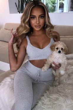 C.F NEW ARRIVALS Bree Cozy Pants - Grey