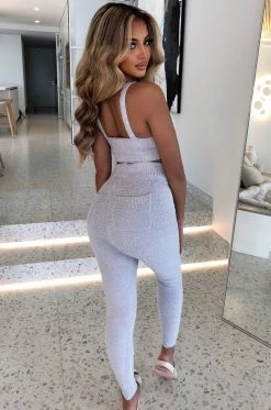 C.F NEW ARRIVALS Bree Cozy Pants - Grey