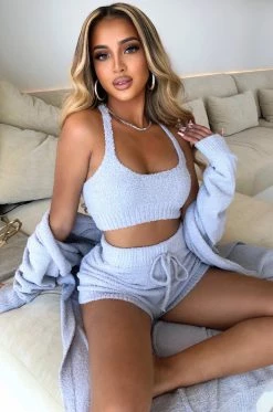 C.F Abby Cozy Crop - Grey