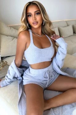 C.F Avalon Cozy Shorts - Grey NEW ARRIVALS