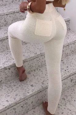 C.F Bree Cozy Pants - Cream NEW ARRIVALS