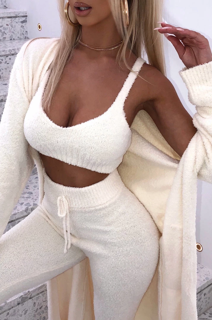 C.F Bree Cozy Pants - Cream NEW ARRIVALS