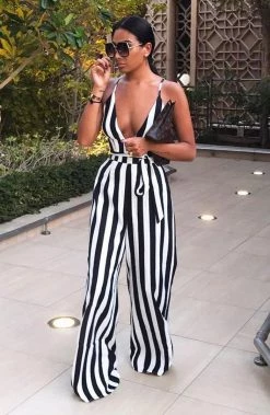 C.F NEW ARRIVALS Romee Jumpsuit - Stripe