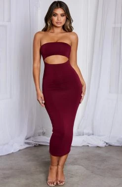S.D Roxi Maxi Dress - Burgundy