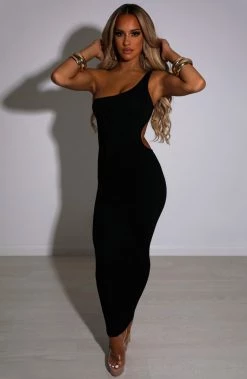 L.F NEW ARRIVALS Rebecca Maxi Dress - Black