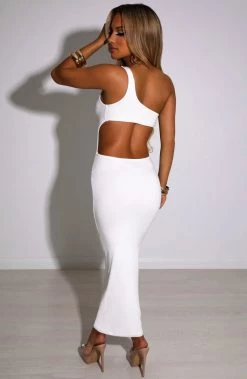 L.F Rebecca Maxi Dress - White