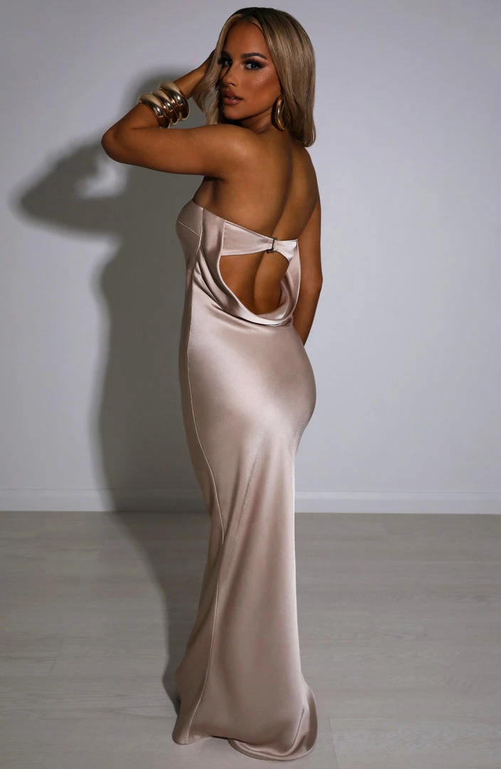 M.T Rheanna Maxi Dress - Champagne