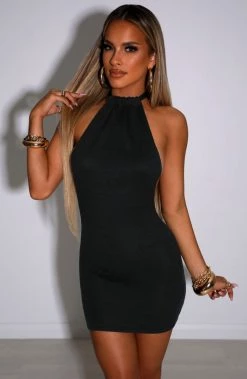 R.F Rosalia Mini Dress - Black