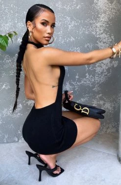 R.F Rosalia Mini Dress - Black